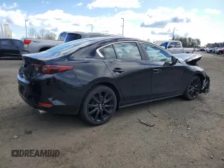 2025 Mazda 3 S Select Sport with VIN JM1BPABM7S1760319, listed as a Copart auction lot 48072345 with 3,558 mi miles and Clean Title. Bid and sale history available at DreamBid. Image 3.