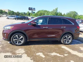2019 Kia Sorento EX Sport with VIN 5XYPH4A52KG509349, listed as a IAAI auction lot 42244984 with 96,761 mi miles and . Bid and sale history available at DreamBid. Image 14.