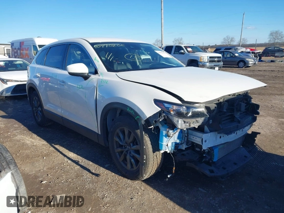 2020 Mazda CX-9 Touring with VIN JM3TCBCY3L0411017, listed as a IAAI auction lot 41392138 with 53,017 mi miles. Bid and sale history available at carsss.com. Image 1.