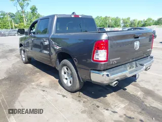 2021 Ram 1500 Big Horn with VIN 1C6SRFFT7MN620668, listed as a IAAI auction lot 42183592 with 74,829 mi miles and . Bid and sale history available at DreamBid. Image 3.
