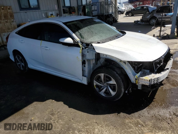 2019 Honda Civic Sedan LX with VIN 2HGFC2F63KH586380, listed as a Copart auction lot 50124585 with 41,997 mi miles and Salvage Title. Bid and sale history available at carsss.com. Image 4.
