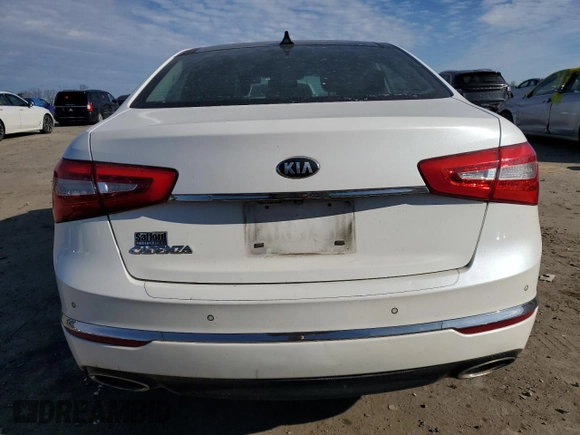 2015 Kia Cadenza Premium with VIN KNALN4D70F5169764, listed as a Copart auction lot 46124985 with 72,884 mi miles and Clean Title. Bid and sale history available at carsss.com. Image 6.