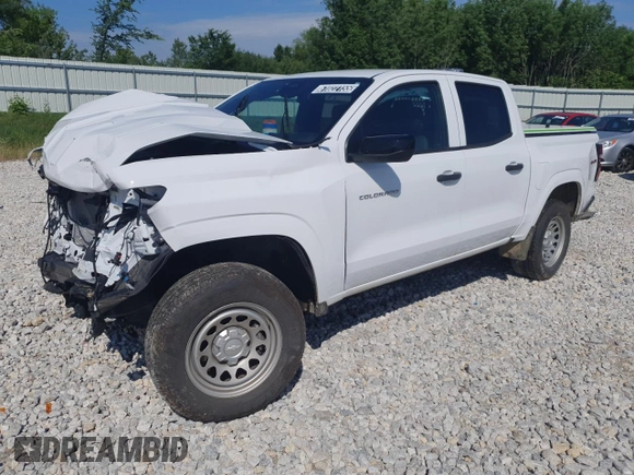 2023 Chevrolet Colorado 4WD Work Truck with VIN 1GCGTBEC5P1205094, listed as a Copart auction lot 61022155 with 11,174 mi miles and Clean title. Bid and sale history available at DreamBid. Image 1.