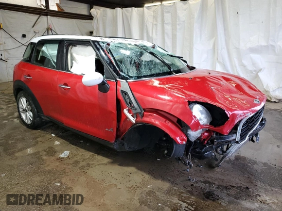 2014 MINI Countryman S with VIN WMWZC5C51EWP40354, listed as a Copart auction lot 57807125 with Not provided miles and Salvage title. Bid and sale history available at DreamBid. Image 4.