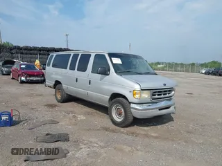 2002 Ford Econoline Passenger XL with VIN 1FBSS31L22HB33221, listed as a IAAI auction lot 42613580 with 196,057 mi miles and . Bid and sale history available at DreamBid. Image 1.