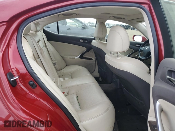 2012 Lexus IS 250 z VIN JTHCF5C27C5054925, wystawiony jako Copart lot #56701885 z przebiegiem 99 558 mil mil oraz Szkoda całkowita • Salvage title. Historia ofert i sprzedaży dostępna na DreamBid. Obrazek 10.