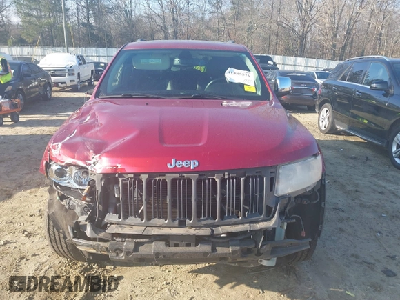 2013 Jeep Grand Cherokee Limited with VIN 1C4RJEBT3DC564366, listed as a IAAI auction lot 41485576 with 153,000 mi miles. Bid and sale history available at carsss.com. Image 12.