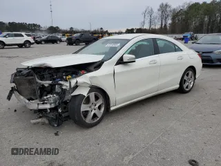 2015 Mercedes-Benz CLA 250 with VIN WDDSJ4GB1FN248165, listed as a Copart auction lot 87818555 with 121,976 mi miles and Salvage Title. Bid and sale history available at DreamBid. Image 1.