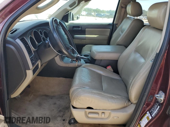2010 Toyota Sequoia SR5 with VIN 5TDZY5G15AS022800, listed as a Copart auction lot 69982384 with 213,548 mi miles and Salvage Title. Bid and sale history available at carsss.com. Image 7.