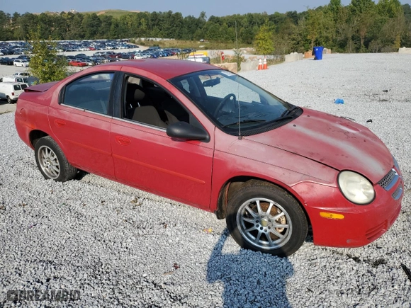 2005 Dodge Neon SXT with VIN 1B3ES56C55D146944, listed as a Copart auction lot 72910514 with 189,906 mi miles and Salvage Title. Bid and sale history available at carsss.com. Image 4.
