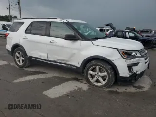 2018 Ford Explorer XLT with VIN 1FM5K7DH0JGA23596, listed as a Copart auction lot 59848265 with 91,497 mi miles and Salvage title. Bid and sale history available at DreamBid. Image 4.