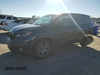 2019 Honda Passport EX-L with VIN 5FNYF7H55KB011252, listed as a Copart auction lot 82930234 with 61,777 mi miles and Salvage Title. Bid and sale history available at carsss.com. Image 1.