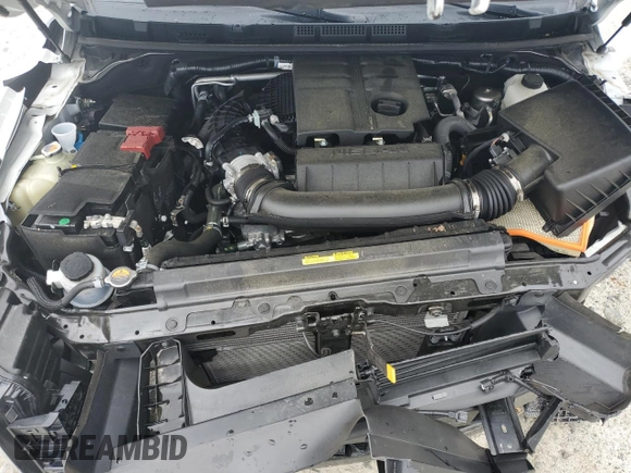 2024 Nissan Frontier SV with VIN 1N6ED1FJ1RN659511, listed as a Copart auction lot 57138225 with 21,933 mi miles and Salvage title. Bid and sale history available at DreamBid. Image 11.