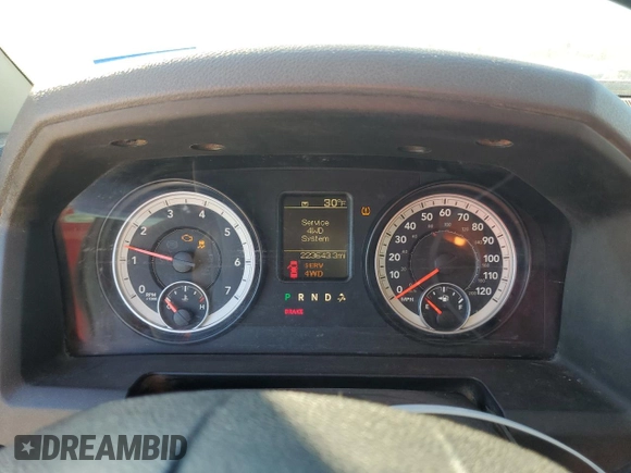 2013 Ram 2500 ST with VIN 3C6TR5CT8DG594402, listed as a Copart auction lot 42411365 with 223,643 mi miles and Salvage Title. Bid and sale history available at carsss.com. Image 9.