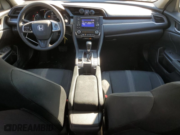 2019 Honda Civic LX with VIN 19XFC2F69KE035624, listed as a Copart auction lot 45459245 with 92,510 mi miles and Salvage Title. Bid and sale history available at DreamBid. Image 8.