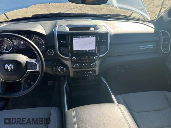 2022 Ram 1500 Lone Star with VIN 1C6SRFFT4NN464963, listed as a Copart auction lot 77888524 with 28,369 mi miles and Non repairable. Bid and sale history available at DreamBid. Image 9.