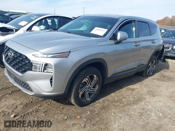 2023 Hyundai Santa Fe SE with VIN 5NMS1DAJ7PH558748, listed as a IAAI auction lot 40950522 with 44,820 mi miles. Bid and sale history available at carsss.com. Image 2.