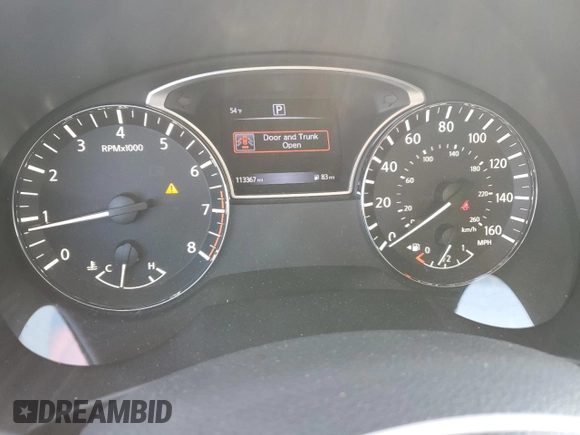 2016 Nissan Altima SV with VIN 1N4AL3AP5GC180650, listed as a Copart auction lot 49230745 with 113,367 mi miles and Salvage Title. Bid and sale history available at DreamBid. Image 9.