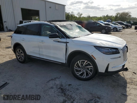 2024 Lincoln Corsair Premiere z VIN 5LMCJ1CA7RUL13260, wystawiony jako Copart lot #54877385 z przebiegiem 7 625 mil mil oraz Nie do naprawy • Non repairable. Historia ofert i sprzedaży dostępna na DreamBid. Obrazek 4.