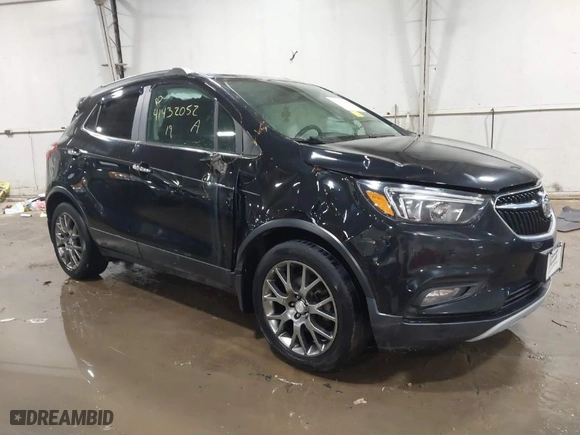 2019 Buick Encore Sport Touring with VIN KL4CJ2SBXKB881568, listed as a IAAI auction lot 41432052 with 96,775 mi miles. Bid and sale history available at carsss.com. Image 1.