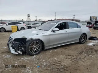 2019 Mercedes-Benz S 560 with VIN WDDUG8GB8KA461260, listed as a Copart auction lot 85986734 with Not Provided miles and Salvage Title. Bid and sale history available at carsss.com. Image 1.