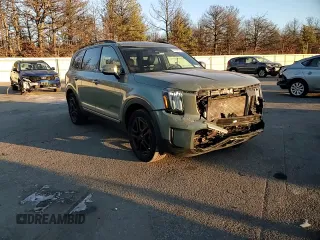 2023 Kia Telluride EX X-Line z VIN 5XYP3DGCXPG360992, wystawiony jako Copart lot #86904934 z przebiegiem 15 947 mil mil oraz Szkoda całkowita • Salvage title. Historia ofert i sprzedaży dostępna na DreamBid. Obrazek 11.