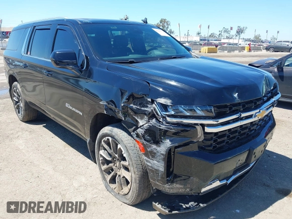 2023 Chevrolet Suburban LS z VIN 1GNSCBKD3PR457569, wystawiony jako IAAI lot #42225571 z przebiegiem 53 410 mil mil oraz . Historia ofert i sprzedaży dostępna na DreamBid. Obrazek 1.