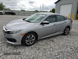 2017 Honda Civic LX z VIN 19XFC2F50HE003421, wystawiony jako Copart lot #57596645 z przebiegiem 94 748 mil mil oraz Szkoda całkowita • Salvage title. Historia ofert i sprzedaży dostępna na DreamBid. Obrazek 1.