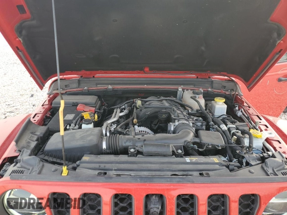 2022 Jeep Gladiator Rubicon with VIN 1C6JJTBGXNL163474, listed as a Copart auction lot 49156285 with 20,347 mi miles and Salvage title. Bid and sale history available at DreamBid. Image 11.