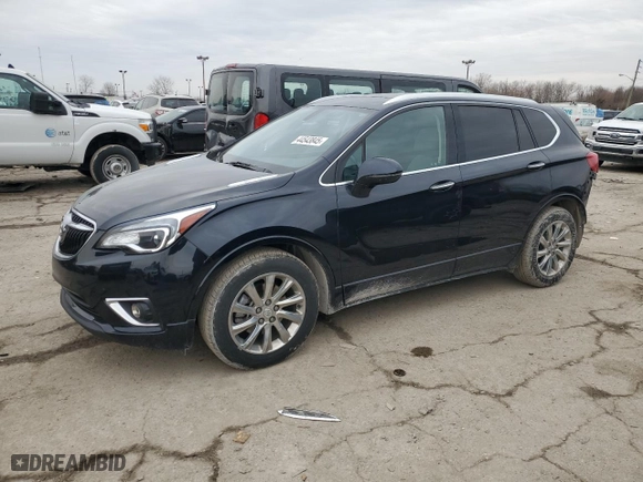 2020 Buick Envision Essence with VIN LRBFXCSA5LD111622, listed as a Copart auction lot 44543845 with 0 mi miles and Salvage Title. Bid and sale history available at carsss.com. Image 1.