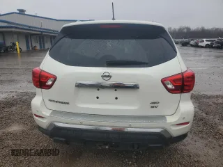 2017 Nissan Pathfinder S with VIN 5N1DR2MM8HC610475, listed as a Copart auction lot 52548495 with 66,766 mi miles and Salvage Title. Bid and sale history available at carsss.com. Image 6.