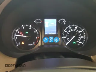 2017 Lexus GX 460 with VIN JTJJM7FX1H5155349, listed as a Copart auction lot 55975095 with 76,628 mi miles and Salvage title. Bid and sale history available at DreamBid. Image 9.
