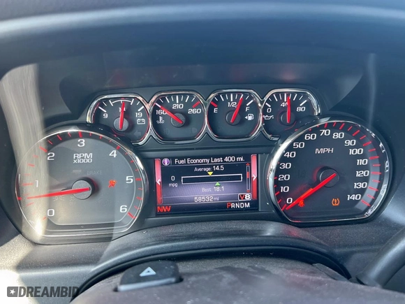2016 GMC Sierra 1500 SLT with VIN 3GTU2NEC3GG294477, listed as a Copart auction lot 49094695 with 58,532 mi miles and Clean Title. Bid and sale history available at carsss.com. Image 8.