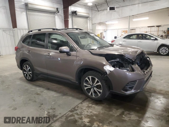 2024 Subaru Forester Limited with VIN JF2SKALC0RH404172, listed as a Copart auction lot 60431255 with 22,348 mi miles and Salvage title. Bid and sale history available at DreamBid. Image 4.