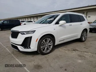 2024 Cadillac XT6 FWD Premium Luxury с VIN 1GYKPCRS4RZ702383, выставлен на аукционе Copart как лот 53346745 с пробегом 43 339 миль миль и Списание • Salvage title. История ставок и продаж доступна на DreamBid. Изображение 1.