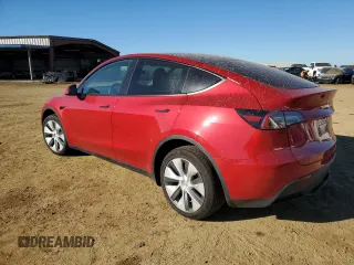 2023 Tesla Model Y Long Range with VIN 7SAYGDEE6PA167386, listed as a Copart auction lot 88166755 with Not Provided miles and Salvage Title. Bid and sale history available at DreamBid. Image 2.
