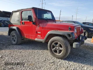 2004 Jeep Wrangler X z VIN 1J4FA39S84P736382, wystawiony jako Copart lot #49553815 z przebiegiem 162 751 mil mil oraz Czysty tytuł • Clean title. Historia ofert i sprzedaży dostępna na DreamBid. Obrazek 4.