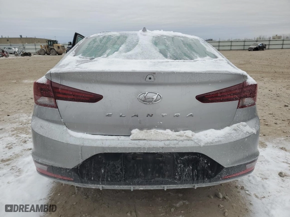 2020 Hyundai Elantra SEL with VIN 5NPD84LFXLH578227, listed as a Copart auction lot 83101744 with 0 mi miles and Non Repairable. Bid and sale history available at carsss.com. Image 6.