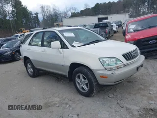 2002 Lexus RX 300 with VIN JTJGF10U920142885, listed as a IAAI auction lot 41786648 with 198,159 mi miles and . Bid and sale history available at DreamBid. Image 1.
