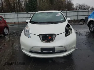 2017 Nissan LEAF SL with VIN 1N4BZ0CP1HC302498, listed as a Copart auction lot 81596034 with 32,514 mi miles and Salvage Title. Bid and sale history available at carsss.com. Image 5.
