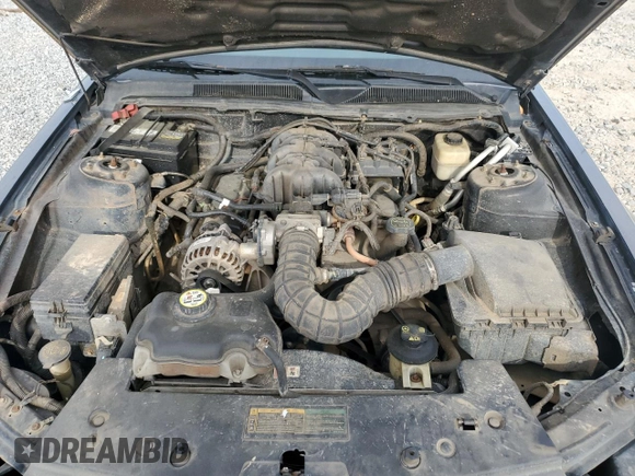 2008 Ford Mustang Deluxe with VIN 1ZVHT80N485154386, listed as a Copart auction lot 53885025 with 164,818 mi miles and Salvage Title. Bid and sale history available at DreamBid. Image 11.