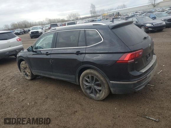 2022 Volkswagen Tiguan SE with VIN 3VV3B7AX2NM030909, listed as a Copart auction lot 53622025 with 128,210 mi miles and Clean title. Bid and sale history available at DreamBid. Image 2.