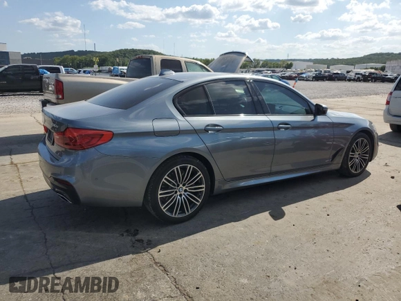 2020 BMW 5 Series with VIN WBAJB1C04LCD11871, listed as a Copart auction lot 66960324 with 4,850 mi miles and Salvage title. Bid and sale history available at DreamBid. Image 3.