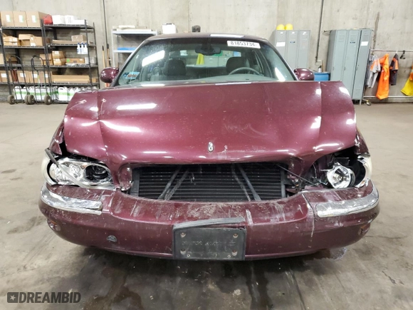 2005 Buick Park Avenue with VIN 1G4CW54K554104550, listed as a Copart auction lot 81853734 with 175335 miles and Salvage Title. Bid and sale history available at carsss.com. Image 5.