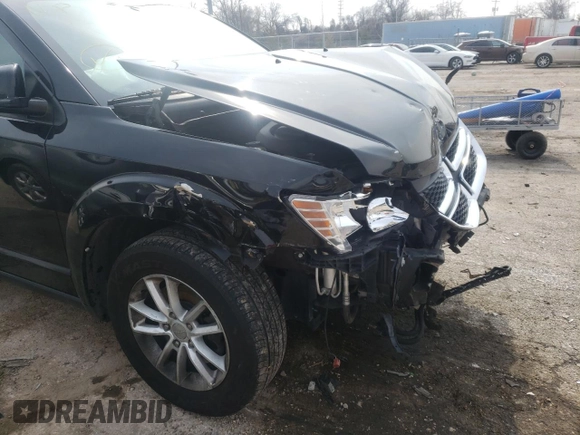 2017 Dodge Journey SXT with VIN 3C4PDDBG8HT520725, listed as a Copart auction lot 38070542 with 103,325 mi miles and Salvage title. Bid and sale history available at DreamBid. Image 9.