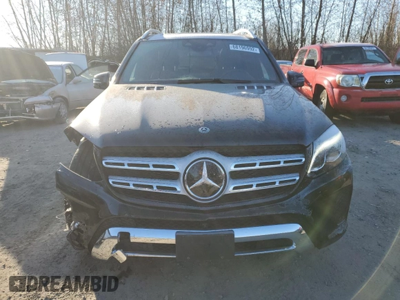 2019 Mercedes-Benz GLS with VIN 4JGDF6EEXKB240330, listed as a Copart auction lot 68196992 with 31,593 mi miles. Bid and sale history available at carsss.com. Image 5.