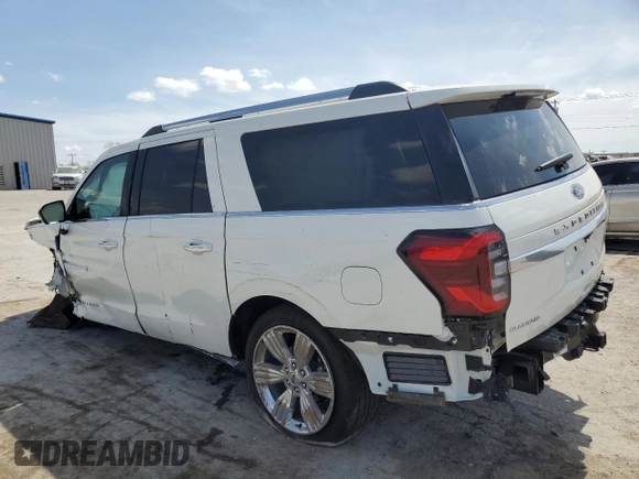2024 Ford Expedition Max Platinum with VIN 1FMJK1M87REA37031, listed as a Copart auction lot 50388615 with 6,900 mi miles and Salvage title. Bid and sale history available at DreamBid. Image 2.