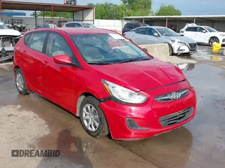 2014 Hyundai Accent GS with VIN KMHCT5AE2EU192948, listed as a IAAI auction lot 42177735 with 195,670 mi miles and . Bid and sale history available at DreamBid. Image 1.