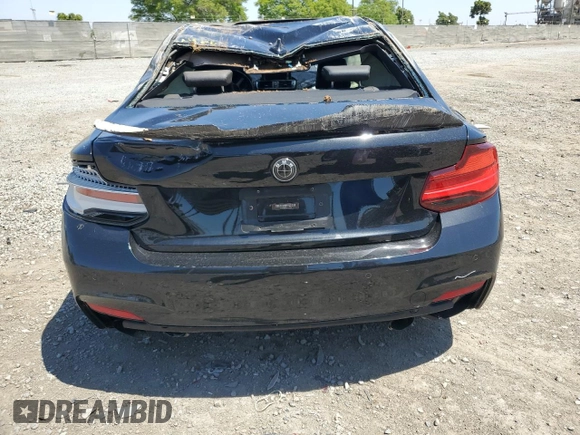 2016 BMW 2 Series 228i with VIN WBA1F9C53GV546624, listed as a Copart auction lot 57800425 with 96,608 mi miles and Salvage title. Bid and sale history available at DreamBid. Image 6.