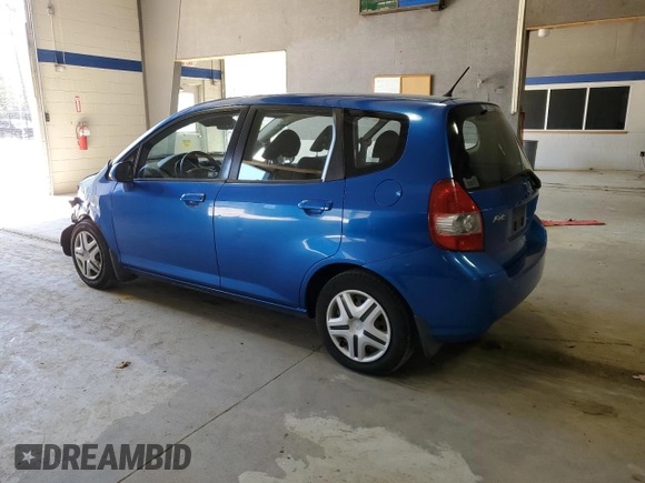 2007 Honda Fit with VIN JHMGD37497S058490, listed as a Copart auction lot 52173575 with 177,145 mi miles and Salvage Title. Bid and sale history available at carsss.com. Image 2.